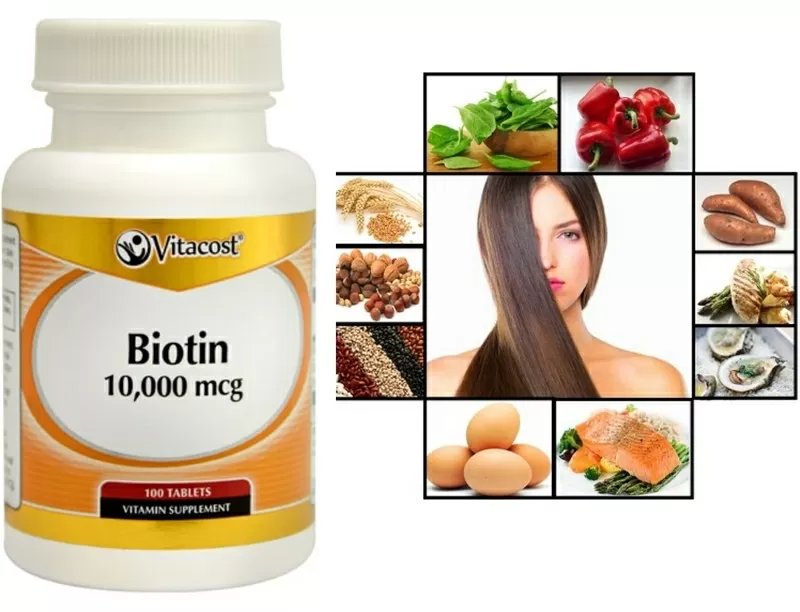БИОТИН - витамин для красивой и здоровой кожи,  волос и ногтей.