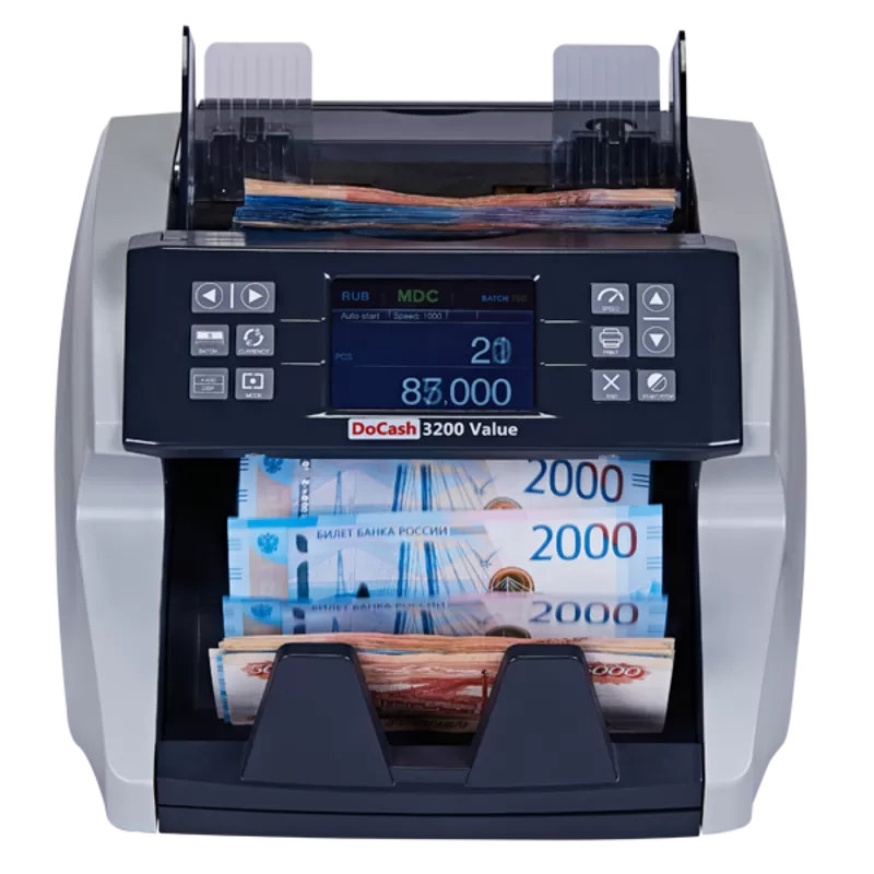 DoCash 3200 Счетчик банкнот с сортировкой  (однокарманный) 2